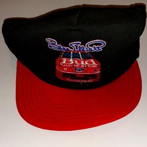 Vintage Bill Elliott NASCAR Trucker Snapback Hat Budweiser Winston Cup USA